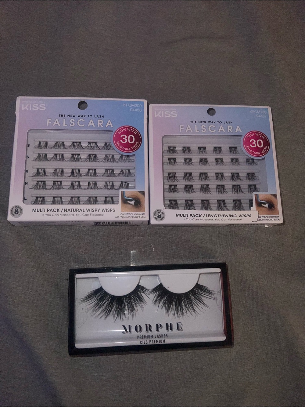 Morphe Black Faux Lash Set with Individual Clusters